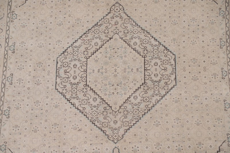 Distressed Traditional Muted Area Rug 7x10 ft Hand-knotted Wool Vintage Carpet gallery