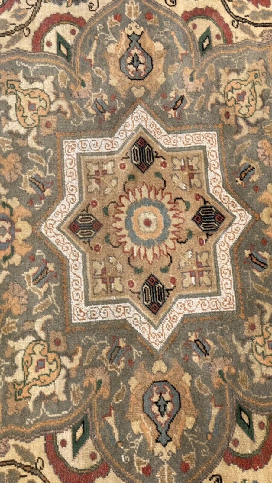 Beautiful Antique 1940-1950's Natural Dye,Wool Pile Armenian Rug 6’6”x9’8” gallery