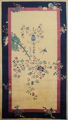 Vegetable Dye Art Deco Chinese Large Rug Wool Hand-knotted Room Size Rug 10×17