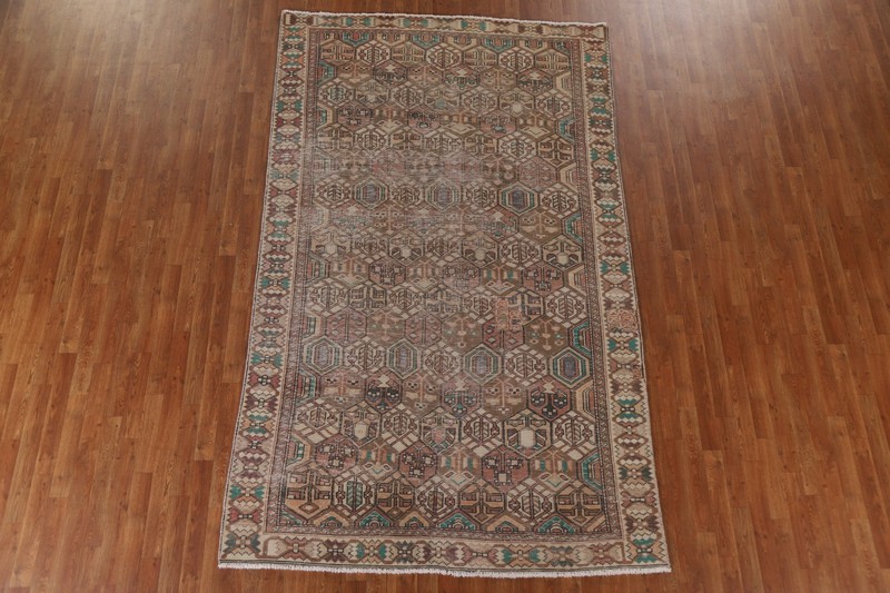 Handmade Tribal Vintage Area Rug 6x10 Ft Oriental Wool Carpet Traditional Rug gallery
