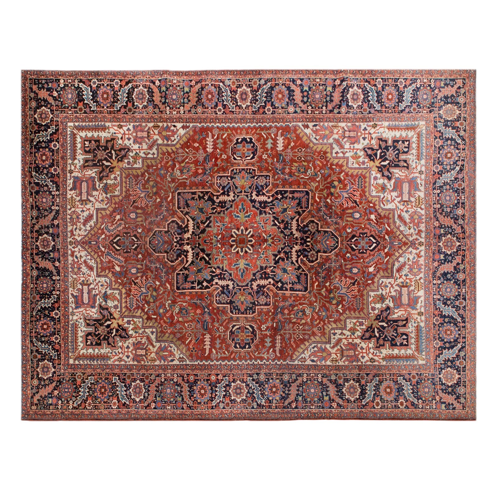 Vintage Turkish Rug, 296x384 cm (9.7x12.6 ft), Oushak Area Rug, Antique Rug gallery