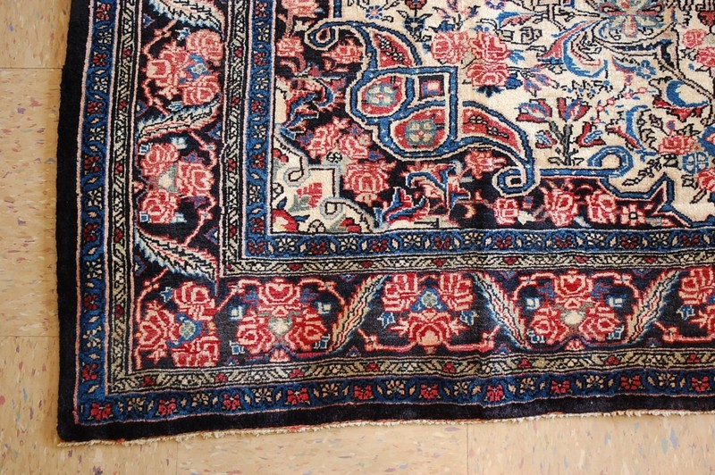 NATURAL WOOL Old Orintal Rugs, Hand Woven,knotted size Approximately 4'9" x 6'10 gallery