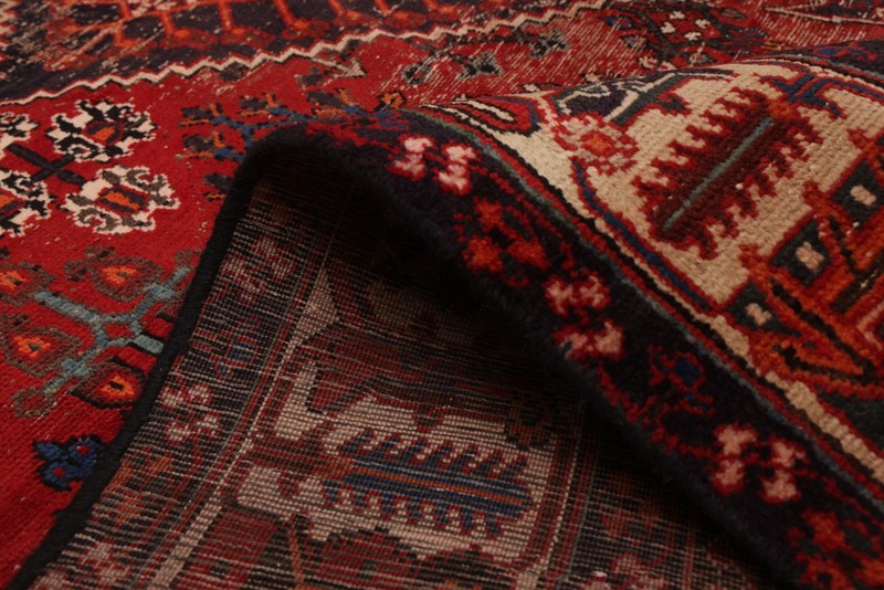 Vintage 6'11" x 10'4" Traditional Hand Knotted Vegetable Dye Wool Area Rug gallery