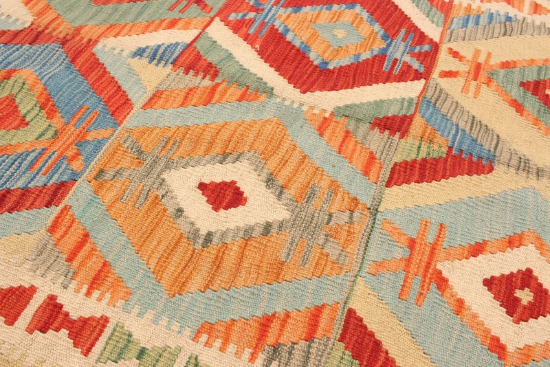 Vintage Hand Woven Area Rug 3'4" x 4'10" Traditional Wool Oriental Carpet gallery