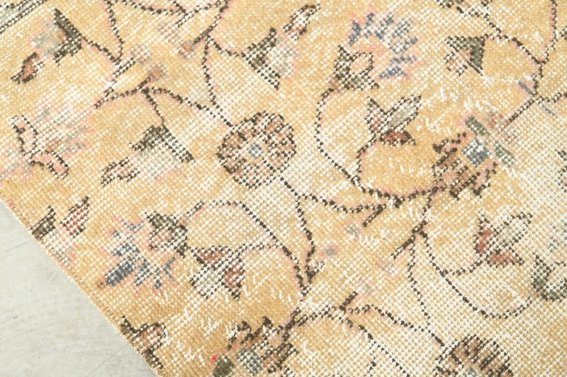 turkish square mini rug 3x3 neutral vintage doormat carpet oushak small rug,998 gallery