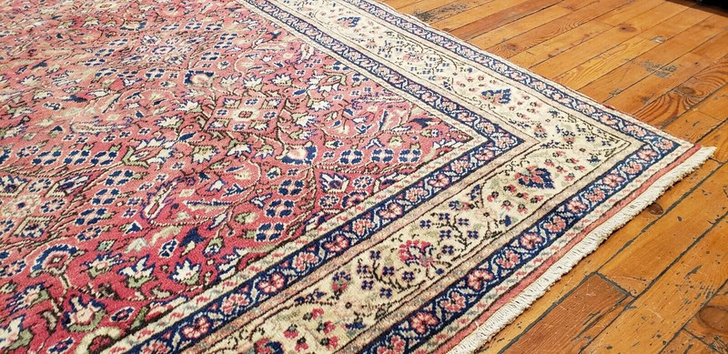 8x11ft Living Room Rug from Turkey 8x11ft Handknotted Turkish Hereke Red Carpet gallery
