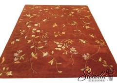 LF40591C: Approx: 7 x 9 Sculptured 100% Wool Room Size Rug