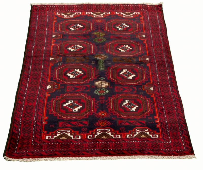 Vintage Traditional Hand-Knotted Area Rug 3'4" x 5'9" Oriental Wool Carpet gallery