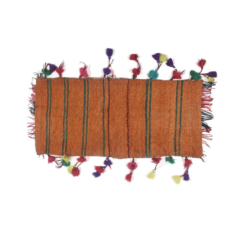 Handmade Afghan Home Decor Wool Traditional Saddle Bag Rug 1'5 x 3'2 ft -Y12797 gallery