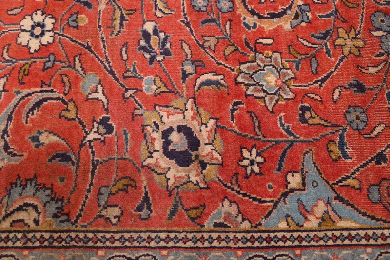 Vintage 7'9" x 11'0" Traditional Hand Knotted Vegetable Dye Wool Area Rug gallery