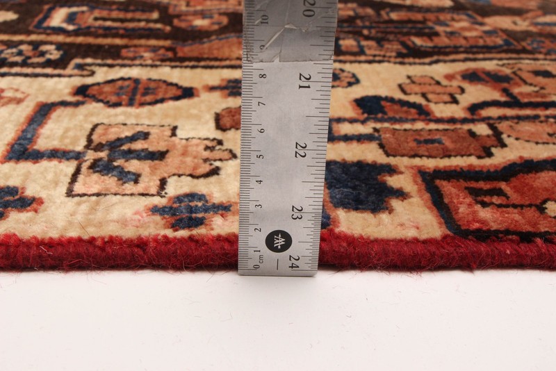 Vintage 3'8" x 7'7" Traditional Hand Knotted Vegetable Dye Wool Area Rug gallery
