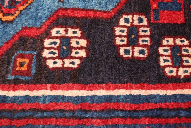 3'5" x 9'4" Vintage Hand-knotted Runner Rug Traditional Oriental Wool Carpet gallery