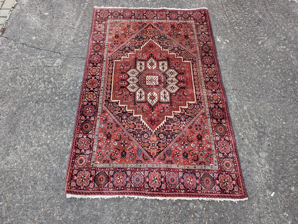 Oriental Carpet Retro Kelim Carpet Bridge Vintage 160 X 100 N16