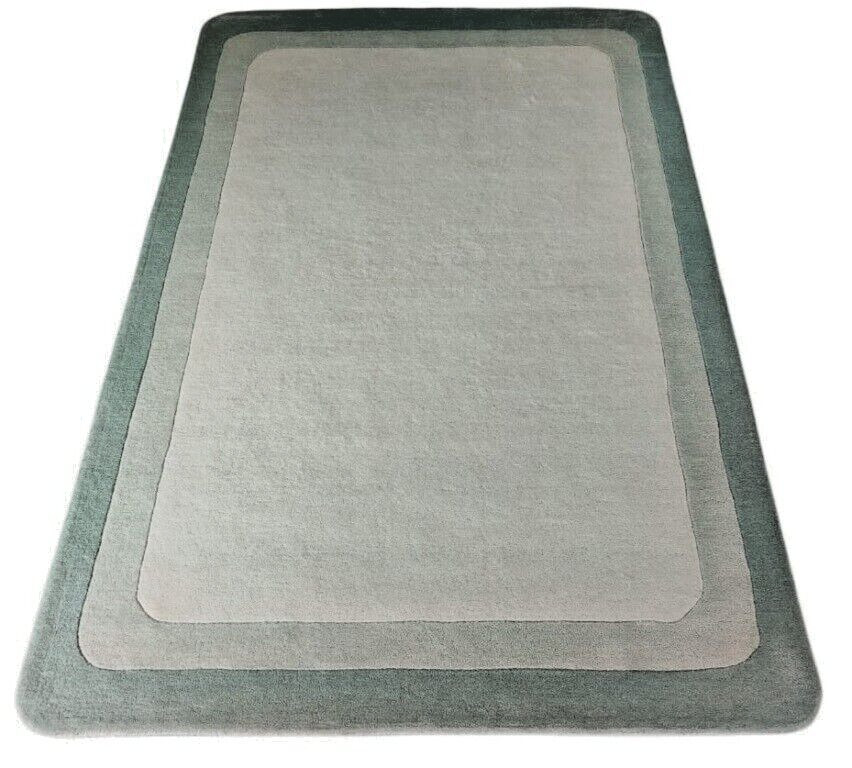 Plain Bordered Handmade High Quality 100% Wool Area Rug Modern Area Rug