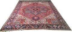 An Antique Decorative 10′ x 13′- Herize Rug