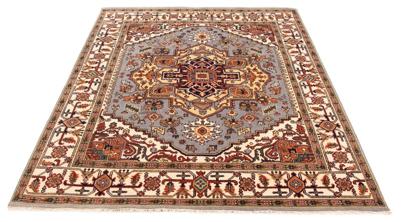 Traditional Vintage Hand-Knotted Oriental Carpet 8'0" x 9'11" Wool Area Rug gallery