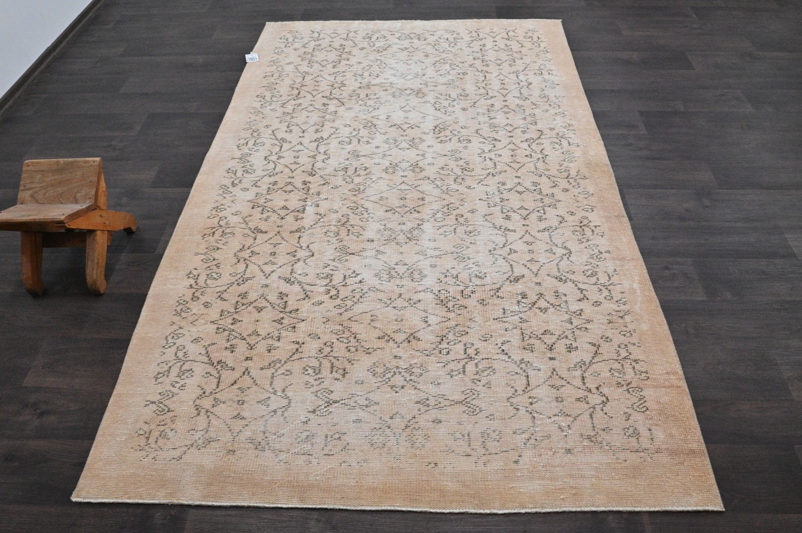 Oushak Turkish Vintage Rug 5x8 Kilim Rug Anatolian Handmade Boho Decor BEIGE gallery