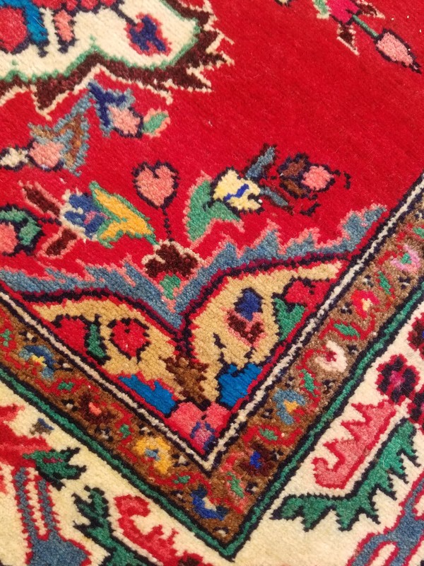 Authentic Hand Knotted Vintage Afghan Turkmen Wool Area Floor Rug 6.5x3.1ft gallery