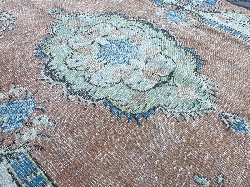 Turkish Vintage Rug, Handmade Wool Rug, Bohemian Large Rug, Home 5,7 x 10, ft gallery