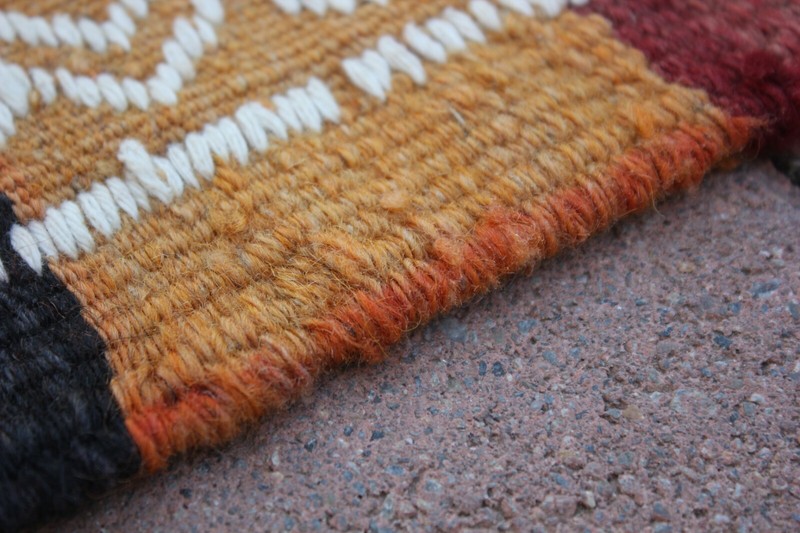 Unique Authentic Cappadocia Carpet Turkish Vintage Hand Knotted Kilim Rug 4x8 ft gallery