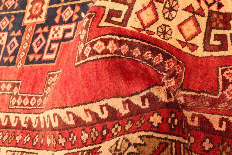 3'5" x 9'2" Vintage Hand-knotted Runner Rug Traditional Oriental Wool Carpet gallery