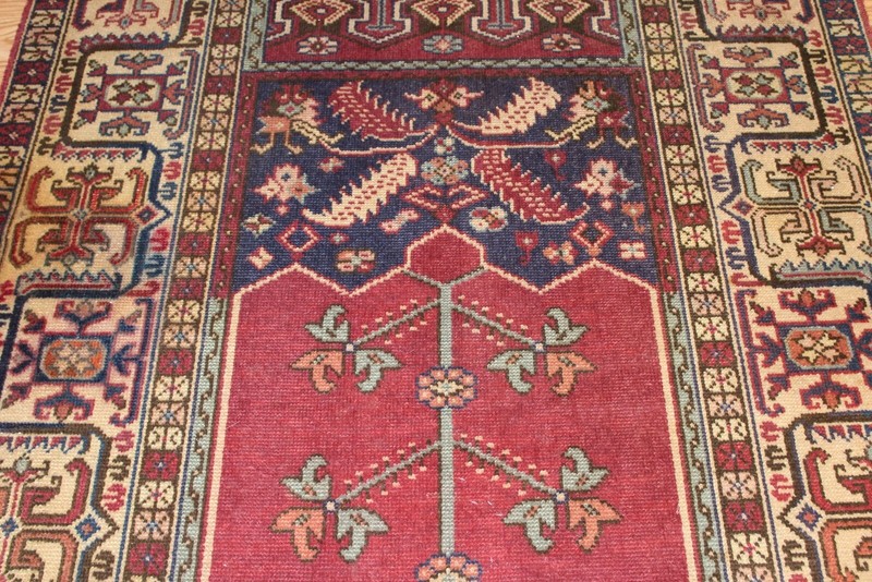 7 x 5 ft. Vintage Turkish Rug 100% Natural Wool Matches Caucasian Kazak Rugs gallery