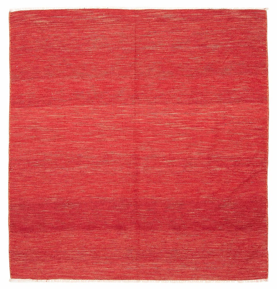 Vintage Hand Woven Area Rug 5'10" x 6'2" Traditional Wool Oriental Carpet