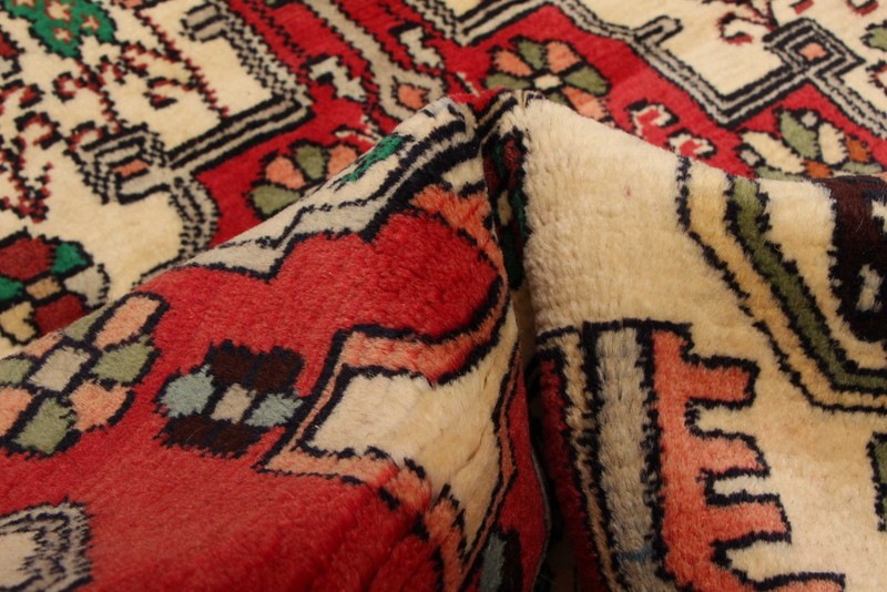 Vintage 3'5" x 5'1" Traditional Hand Knotted Vegetable Dye Wool Area Rug gallery