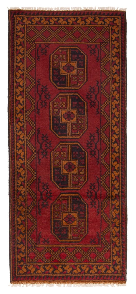 Vintage Hand-knotted Runner Rug 2'6" x 6'0" Traditional Oriental Wool Carpet