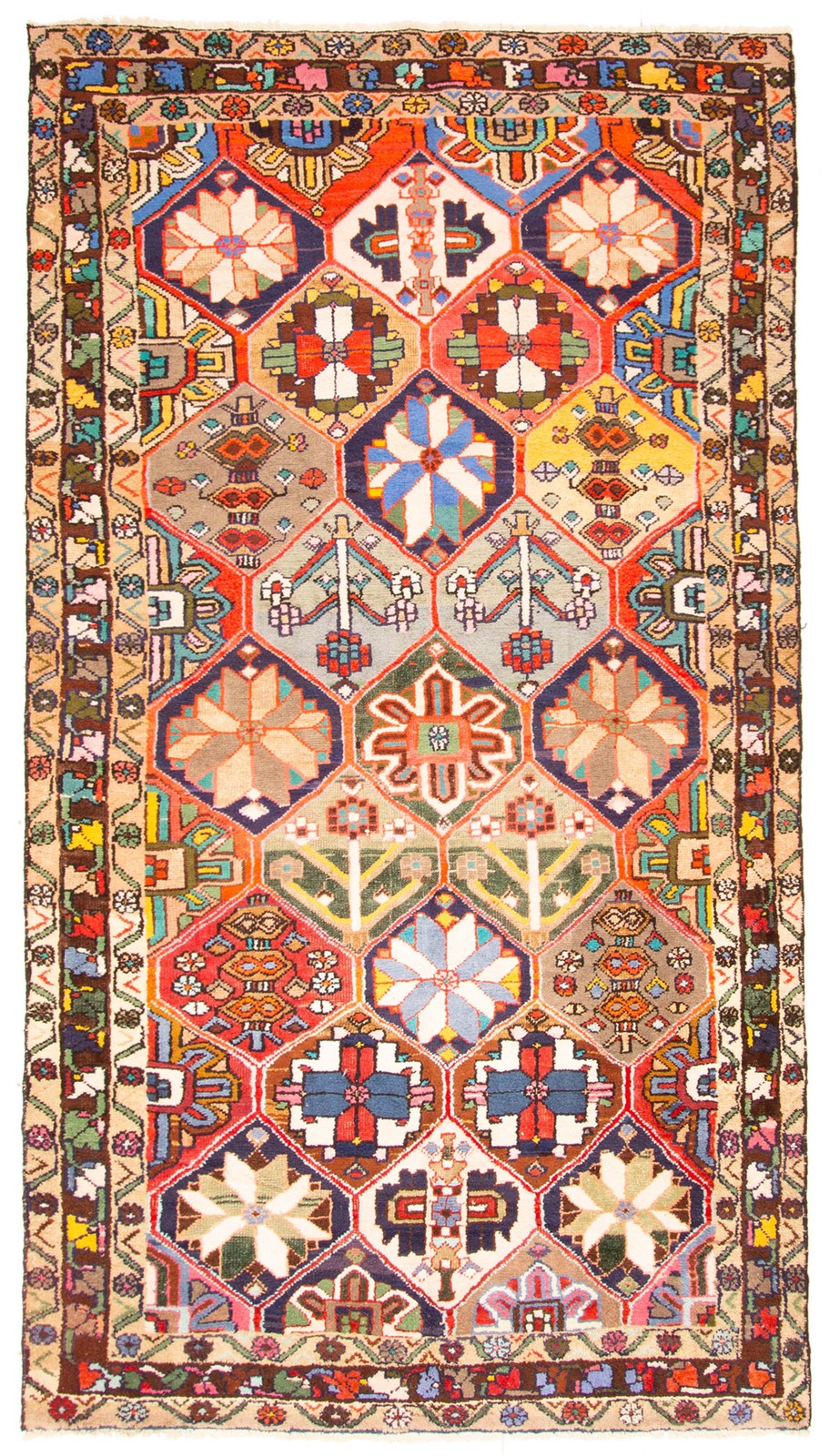 Vintage Traditional Hand-Knotted Area Rug 5'7" x 10'5" Oriental Wool Carpet gallery