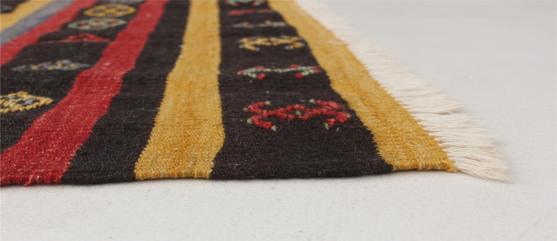 Vintage Hand Woven Area Rug 5'9" x 10'6" Traditional Wool Oriental Carpet gallery