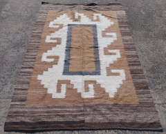 Vintage Handmade Turkish Tribal Wool Kilim Rug Carpet 180×116 cm