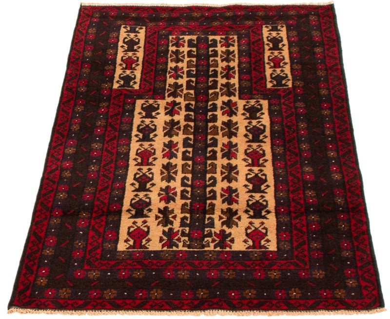 Vintage Hand-Knotted Area Rug 2'9" x 4'8" Traditional Oriental Wool Carpet gallery