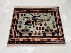 #529. War rug Afghan War Rug Wool Rug Beautifully Made Small War Rug 65×85 cm