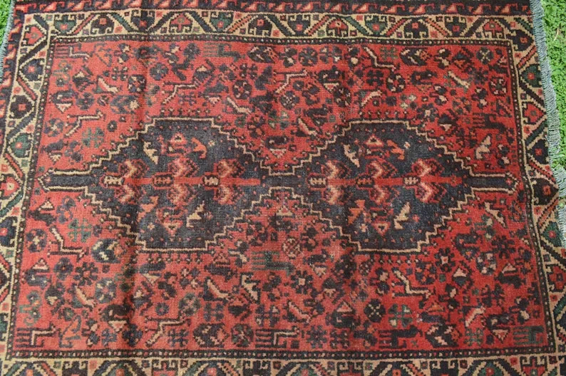 COLLECTORS' ITEM Beautiful Antique Shirvan Caucasian Daghistan Carpet gallery