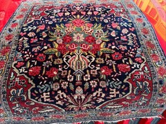 Auth: Antique Kurdish Bidjar Rug Mystical ART Beauty Organic Collectors Pc 2×3