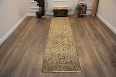 Persian Runner Rug, Vintage Runner Rug, Handmade Runner Rug 2.6 x 10.4 Ft