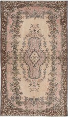 Vintage Traditional Hand-Knotted Area Rug 3’10” x 6’8″ Oriental Wool Carpet