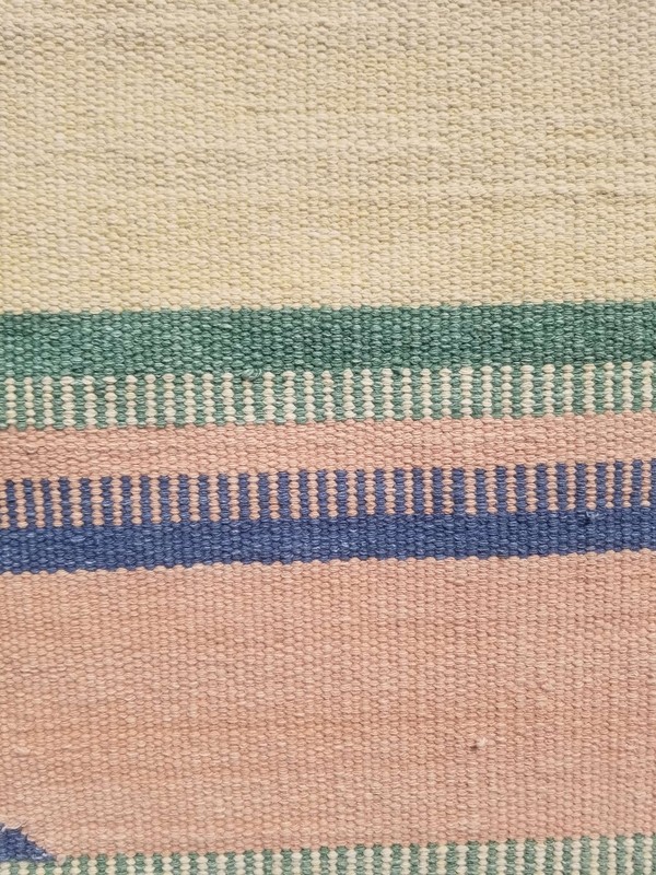 Distressed Vintage Handmade Traditional Multicolor Kilim Rug Carpet 182x113cm gallery