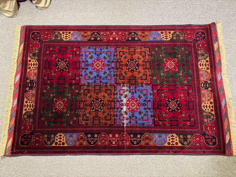 Fine Handmade Turkmen Beljik Rug 3x5 ft Vintage Persian Style Afghan Tribal Rug gallery