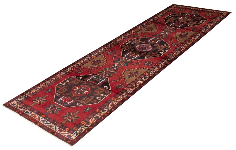 Traditional Vintage Hand-Knotted Area Rug 4'1" x 13'5" Oriental Wool Carpet gallery