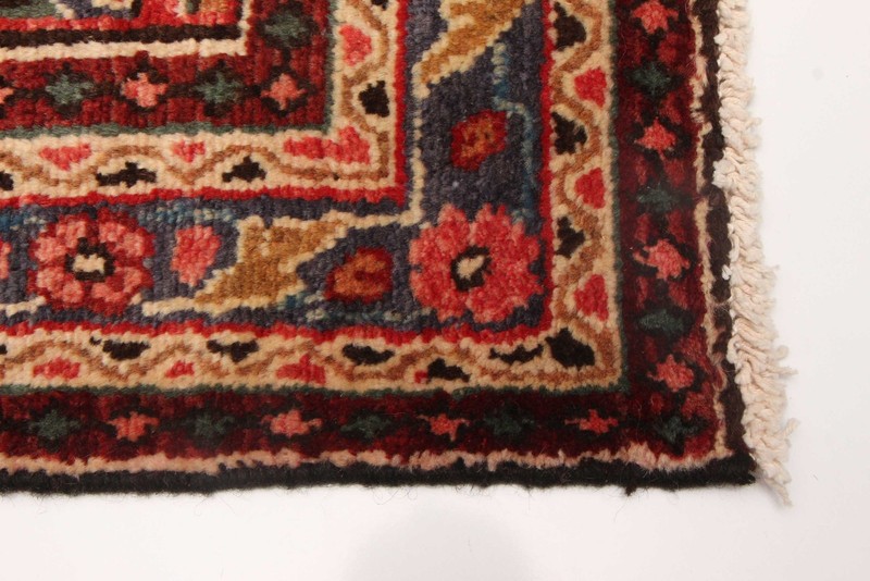 3'3" x 9'8" Vintage Hand-knotted Runner Rug Traditional Oriental Wool Carpet gallery