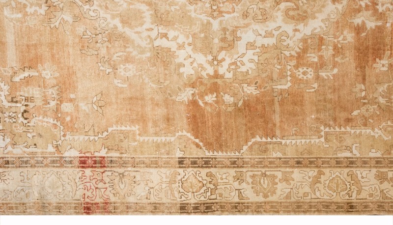 Oversized Vintage Karis Rug 250x285 cm (8.2x9.4 ft) | 60+ Year Old Turkish Rug gallery