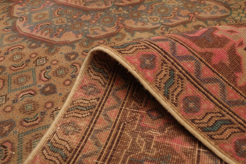 Traditional Vintage Hand-Knotted Carpet 6'4" x 9'4" Wool Area Rug gallery