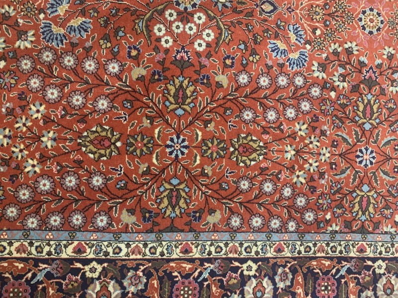 Astonishing and Unique Turkish Sumerbank Hereke Carpet gallery