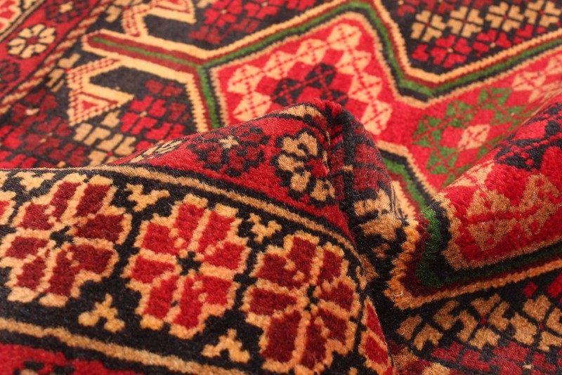 Vintage Hand-Knotted Area Rug 2'8" x 4'11" Traditional Oriental Wool Carpet gallery