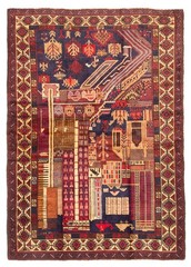 Traditional Vintage Hand-Knotted Area Rug 3’11” x 5’7″ Oriental Wool Carpet