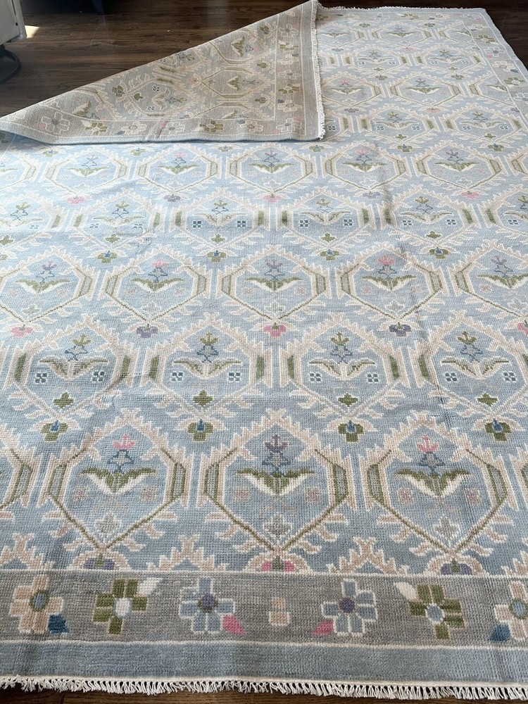 Handmade turkish Are Rug Vintage Rug Oushak Rug Antique Rug Bohemian Rug 8x10