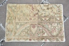 Turkish Carpet Pillow Cover Rug 16” x 23” Decorative Handmade Cushion Cover
