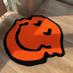 Twisted Smiling Tufted Carpet, Handmade Soft Rug for Room Decor Fluffy Carpets